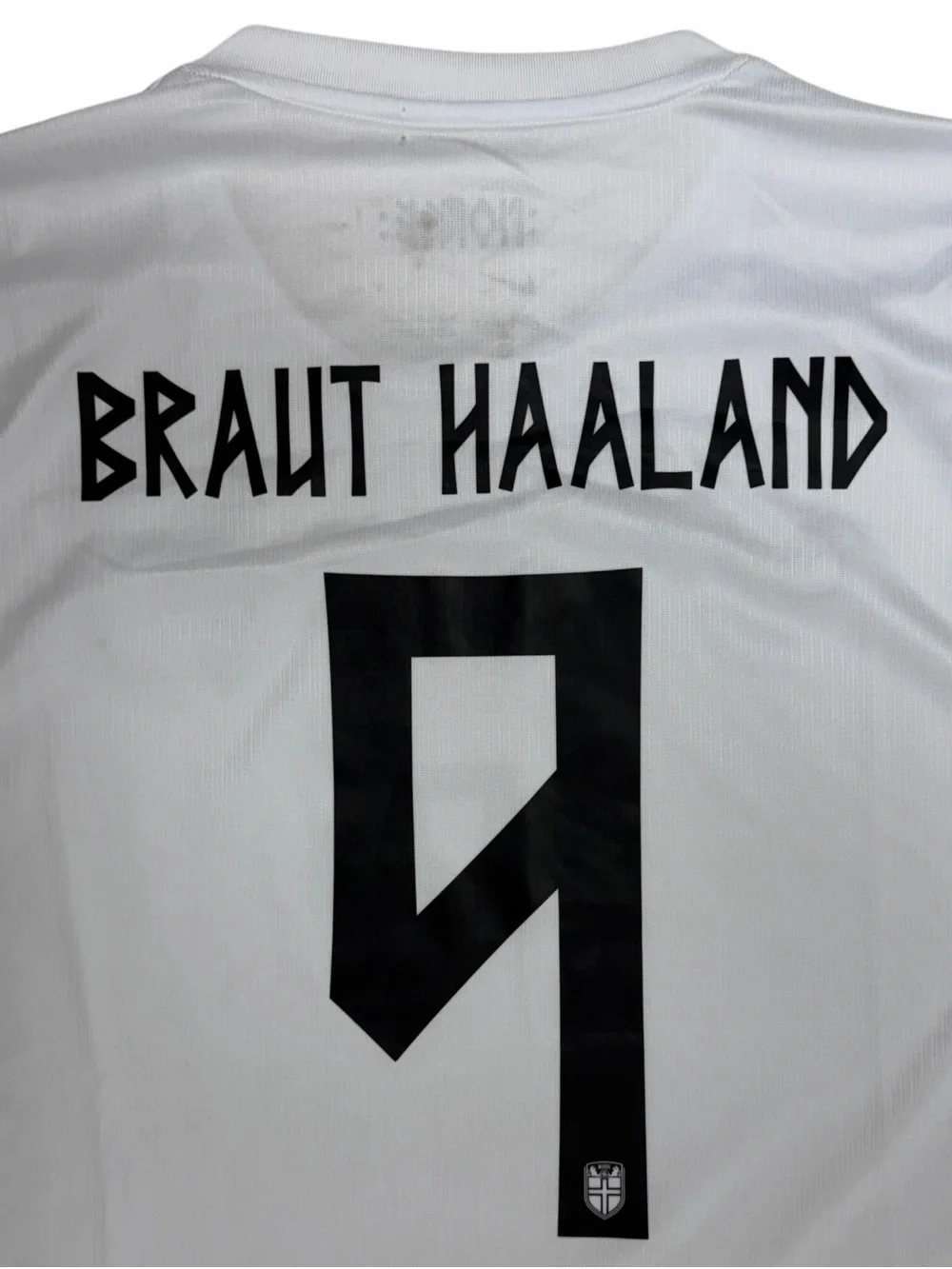Norway Haaland Soccer Jersey Mens Large White World Cup National Football Team 9